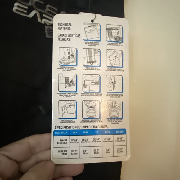 NWT Ocean & Earth Pro Series Snow Pants Style 735298 Black Small Ski Snowboard - Picture 8 of 10